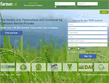 Tablet Screenshot of farmerconnect.org